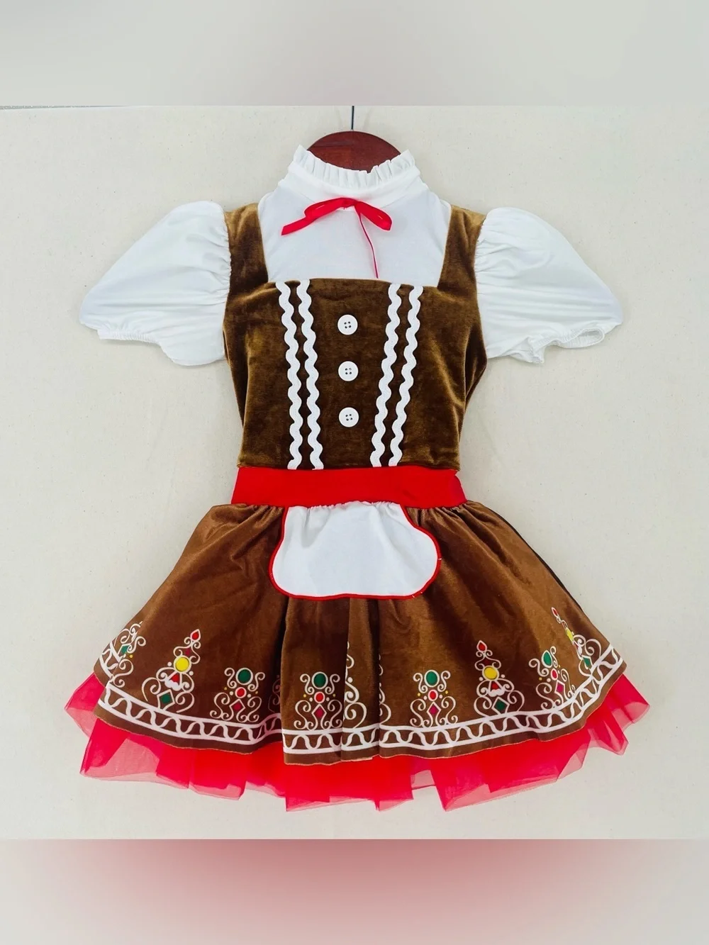 Weissman Showtime Gingerbread Girl dress
